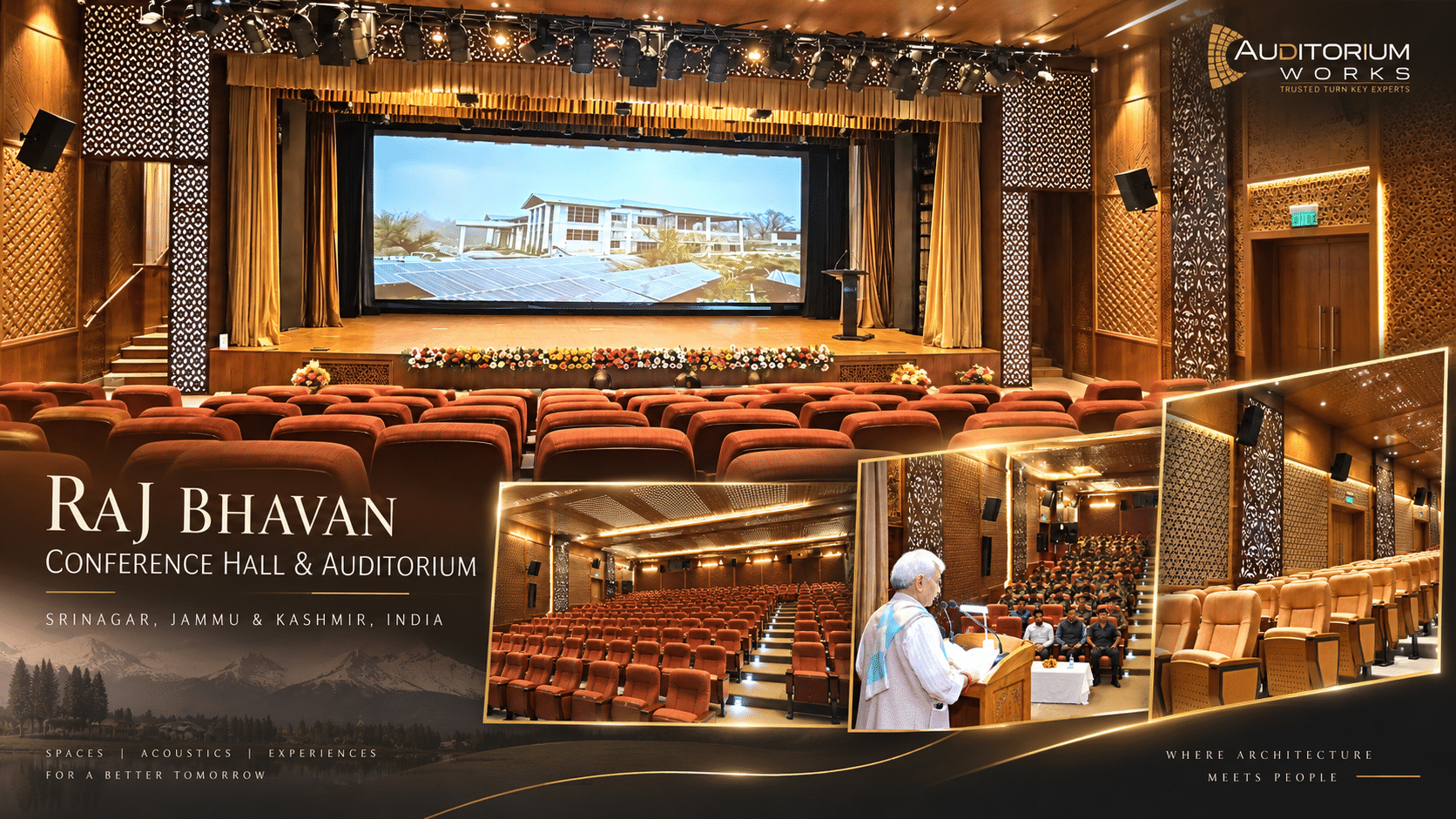 Government of Jammu & Kashmir Auditorium at Raj Bhavan (Srinagar) - Photo 1