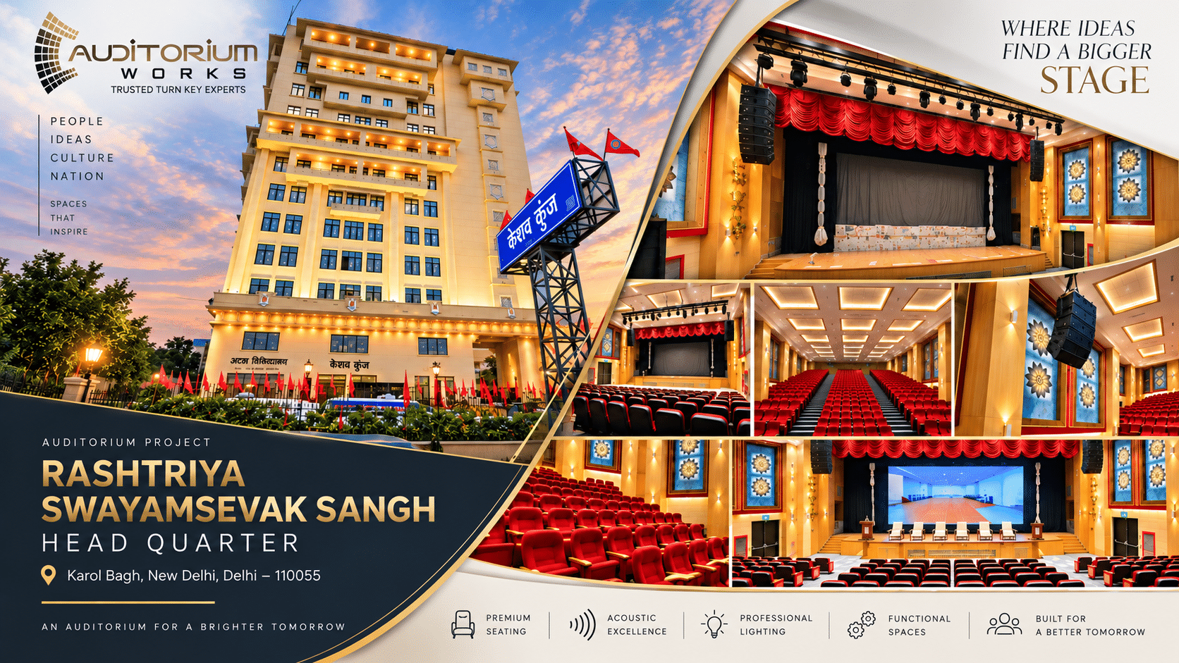 Rashtriya Swayamsevak Sangh (RSS) Headquarters Auditorium, Delhi - Photo 7